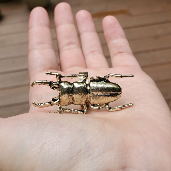 *HOST PICK NWOT *RARE* Bronze Egyptian Scarab Ring - Picture 9 of 10